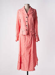 Ensemble jupe orange FRED SABATIER pour femme seconde vue