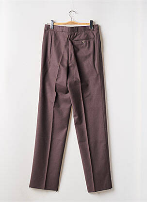 Pantalon droit taille à pinces taille normale marron TED LAPIDUS homme