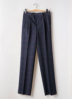 Pantalon droit taille à pinces taille normale bleu KORN homme
