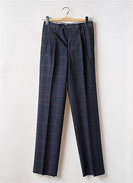 Pantalon droit taille à pinces taille normale bleu KORN homme