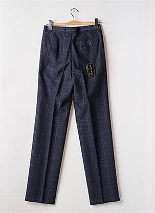 Pantalon droit taille à pinces taille normale bleu KORN homme