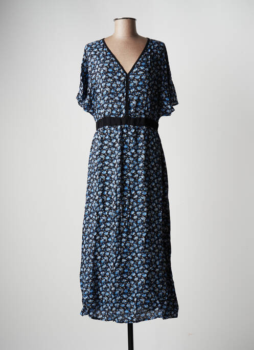 Robe longue bleu LA FEE MARABOUTEE femme