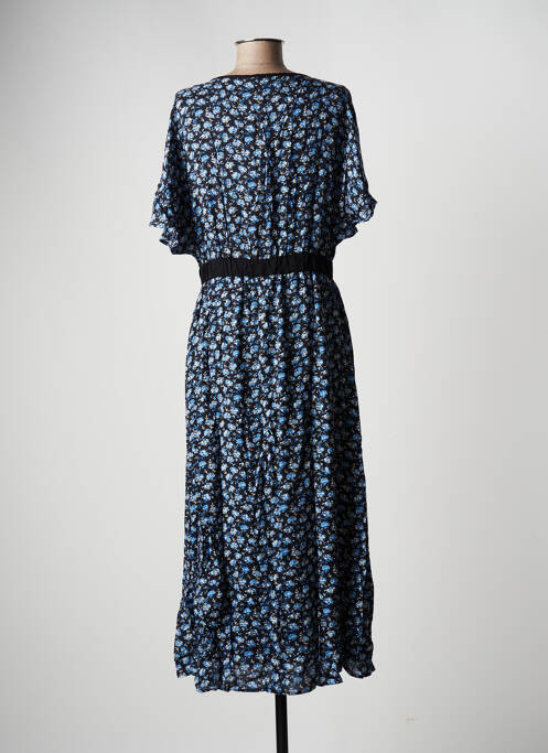 Robe longue bleu LA FEE MARABOUTEE femme