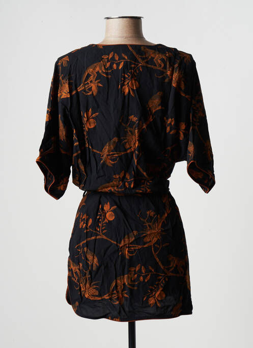 Tunique manches courtes noir LA FEE MARABOUTEE femme