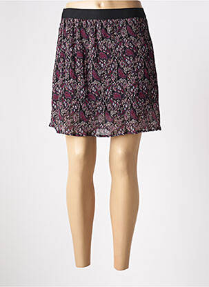 Jupe courte doublure violet EMI-JO femme