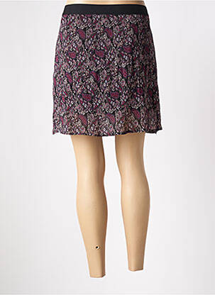 Jupe courte doublure violet EMI-JO femme