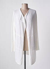 Gilet manches longues blanc JULIE GUERLANDE pour femme seconde vue