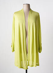 Gilet manches longues vert BE THE QUEEN pour femme seconde vue