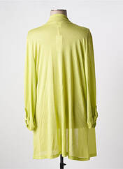 Gilet manches longues vert BE THE QUEEN pour femme seconde vue