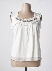 T-shirt beige BE THE QUEEN pour femme seconde vue