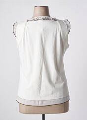 T-shirt beige BE THE QUEEN pour femme seconde vue