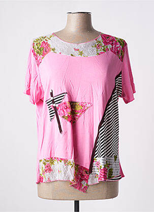 T-shirt rose NANAS DE PARIS pour femme