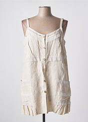 Tunique manches longues beige BE THE QUEEN pour femme seconde vue