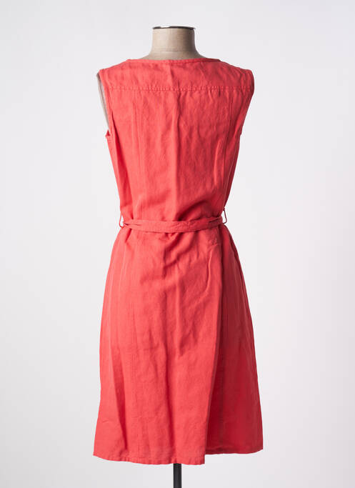 Robe mi-longue sans manche sans manche rouge JAC JAC femme