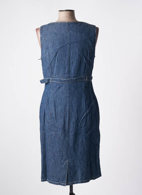 Robe mi-longue bleu INITIATIVE pour femme
