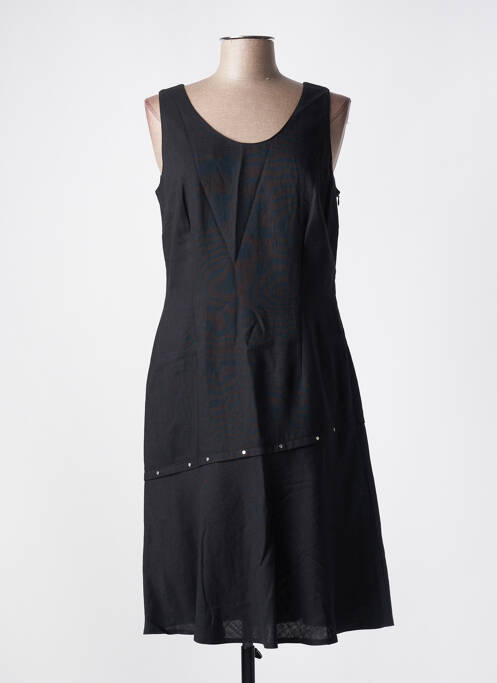 Robe mi-longue noir INITIATIVE pour femme