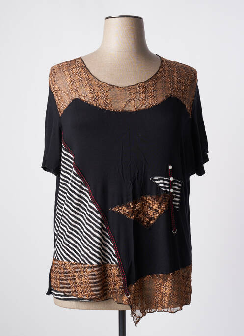 T-shirt noir NANAS DE PARIS pour femme