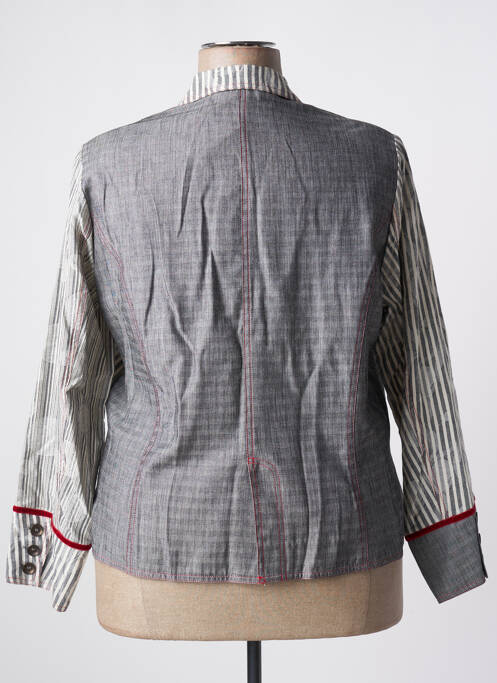 Veste casual gris JEAN GABRIEL pour femme