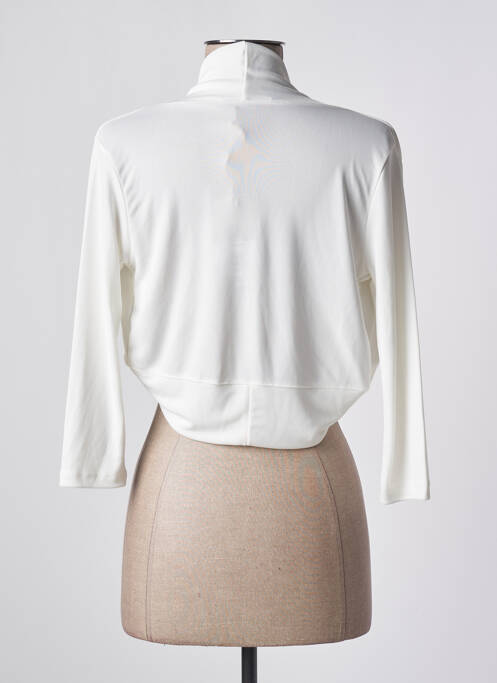 Boléro blanc ELEONORA AMADEI pour femme