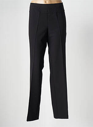 Pantalon droit taille normale taille normale noir VOODOO femme
