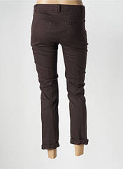 Pantalon 7/8 marron ELEONORA AMADEI pour femme seconde vue