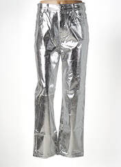 Pantalon droit argent DAPHNEA pour femme seconde vue