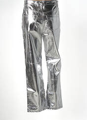Pantalon droit argent DAPHNEA pour femme seconde vue