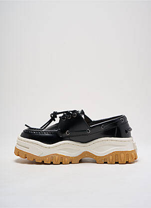 Baskets matière lisse bout rond noir EYTYS unisexe