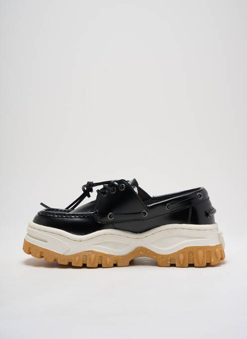 Baskets matière lisse bout rond noir EYTYS unisexe