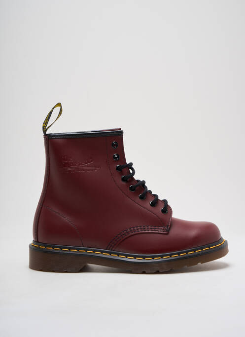 Bottines/Boots rouge DR MARTENS pour femme