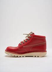 Baskets rouge KICKERS pour femme seconde vue