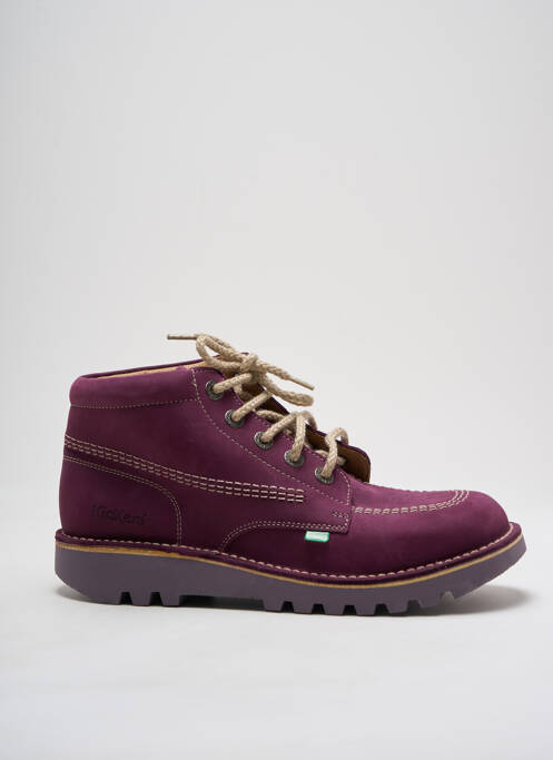 Baskets violet KICKERS pour femme