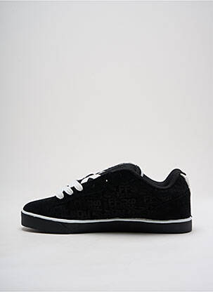 Baskets nubuck bout rond noir DUFFS homme