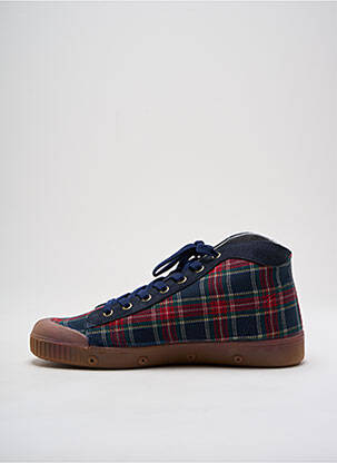 Baskets bout rond bout rond bleu SPRING COURT homme