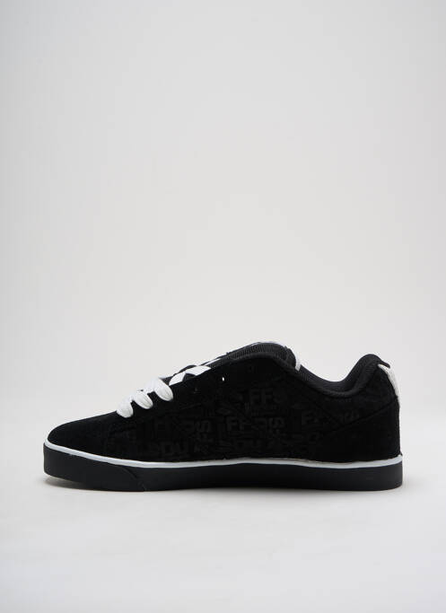 Baskets nubuck bout rond noir DUFFS homme