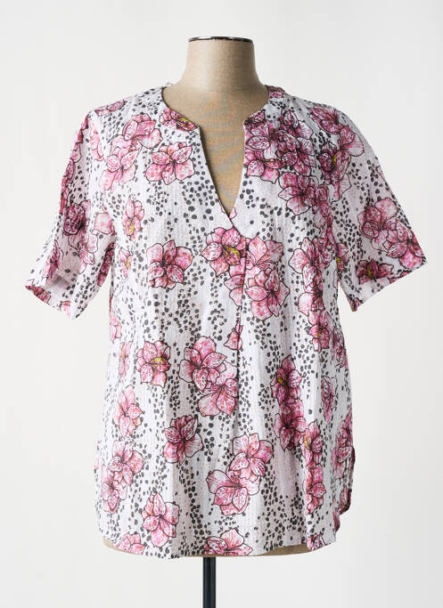 Blouse rose CISO pour femme