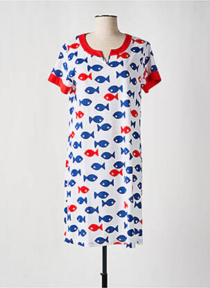 Chemise de nuit stretch rouge LEON & LEONIE femme