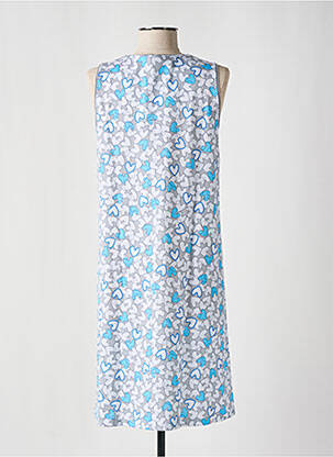 Chemise de nuit col v bleu PEIGNORA femme