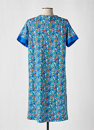 Chemise de nuit stretch bleu PEIGNORA femme