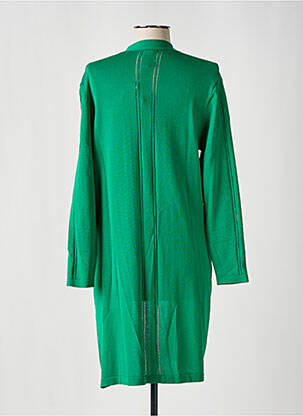 Gilet manches longues stretch vert SCORZZO femme