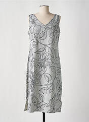 Robe mi-longue gris AGATHE & LOUISE pour femme seconde vue