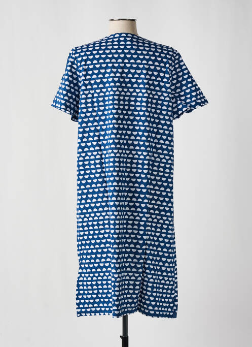 Chemise de nuit stretch bleu PEIGNORA femme