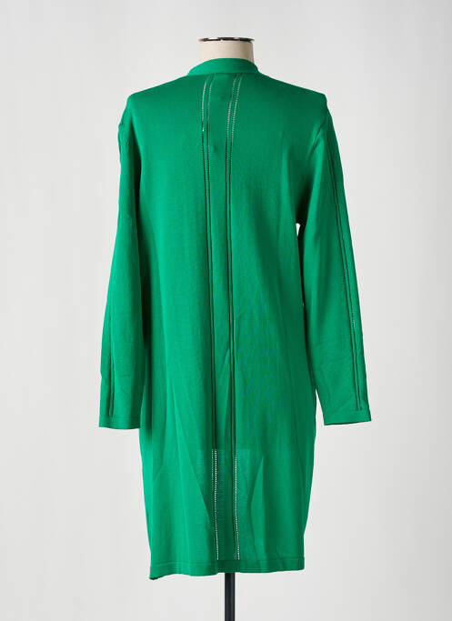 Gilet manches longues vert SCORZZO pour femme