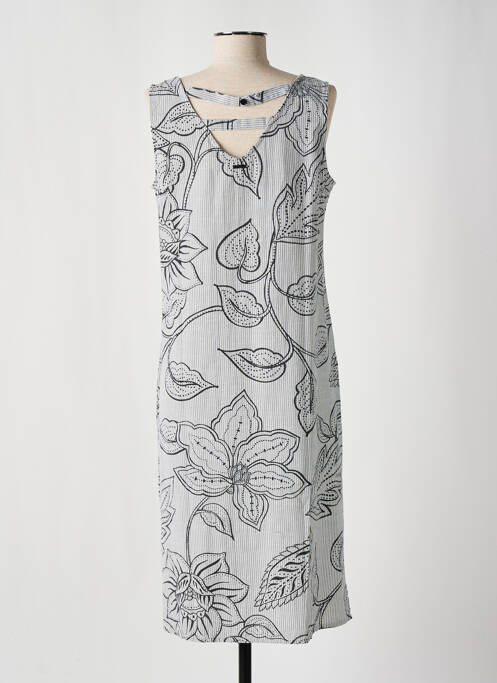 Robe mi-longue gris AGATHE & LOUISE pour femme