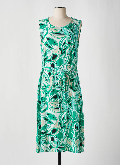 Robe mi-longue vert JENSEN pour femme