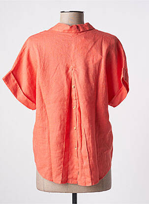 Blouse manches courtes manches courtes orange SO SWEET femme