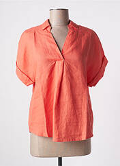 Blouse orange SO SWEET pour femme seconde vue