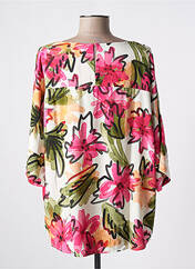 Blouse rose BLANC BOHEME pour femme seconde vue