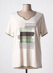 T-shirt beige I.ODENA pour femme seconde vue