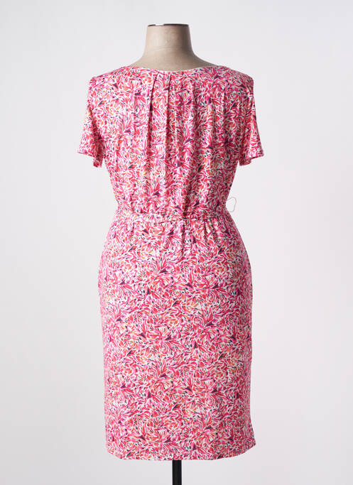 Robe mi-longue rose JULIE GUERLANDE femme